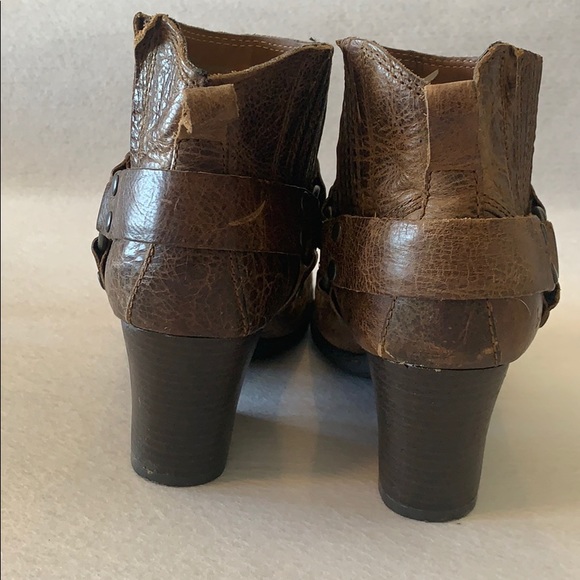 b.o.c. Sasha Harness Distressed Leather Booties - Picture 3 of 6
